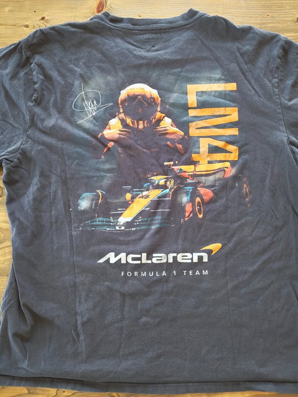 McLaren Formula 1 Lando Norris LN4 Graphic Tee Size XL